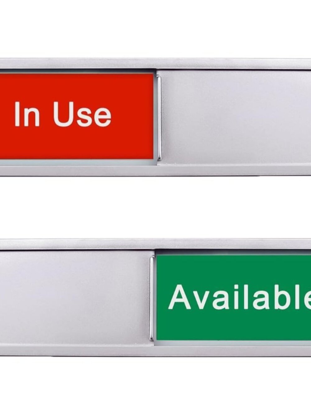 In Use or Available Sign, Magnetic Privacy Occupied Vacant Door indicator for Ba